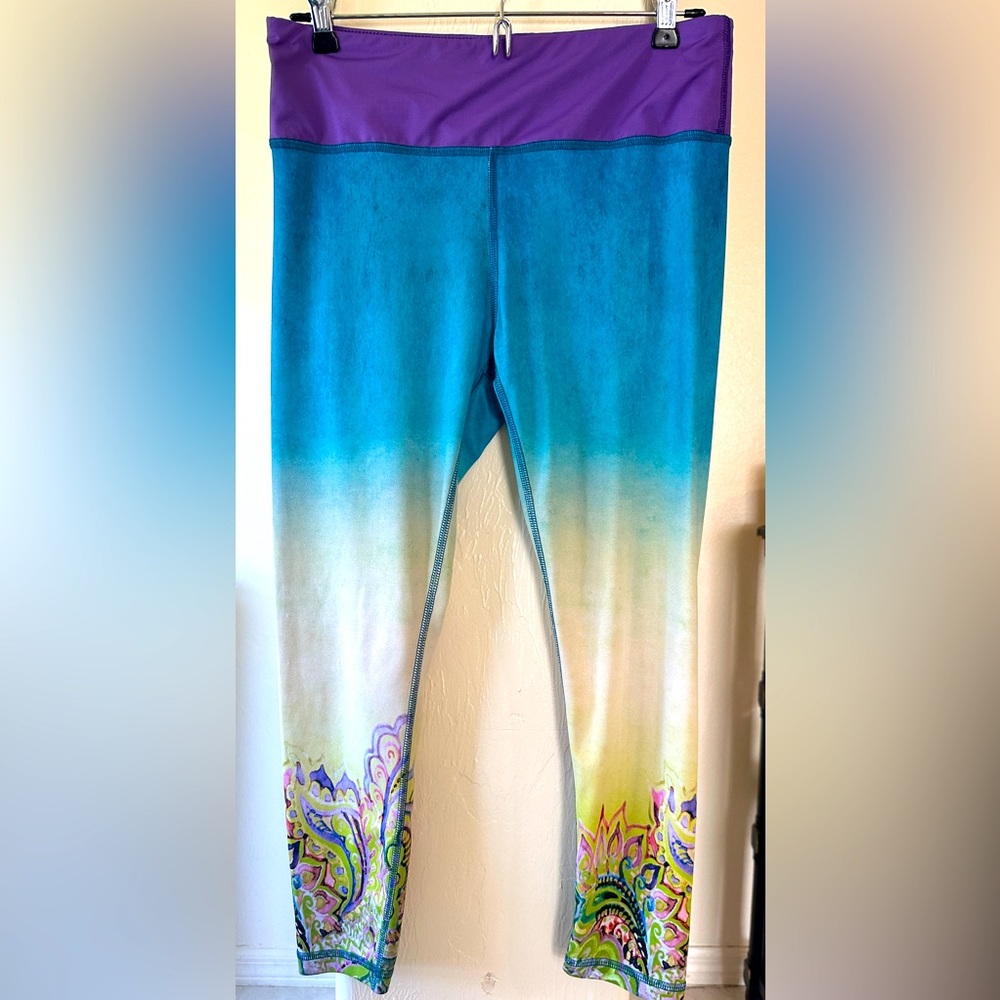 Anjali Women Gray Yoga Purple, Blue And White  Large